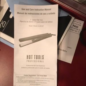 Hot Tools hair straightener.